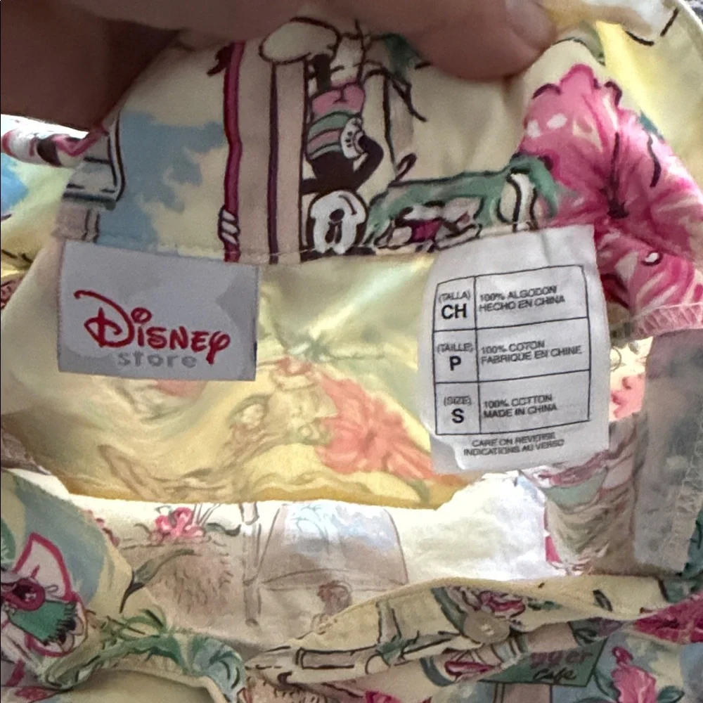 Disney’s Polynesian Resort Pastel Floral Beach Print Pajama Set - Small - Picture 2 of 5